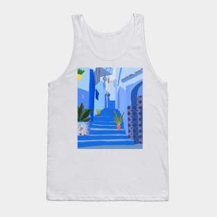 Morocco Blue city Tank Top